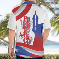Puerto Rico Hawaiian Shirt Puerto Rican Proud El Morro Flag Wave Style