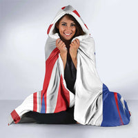 Puerto Rico Hooded Blanket Puerto Rican Proud El Morro Flag Wave Style