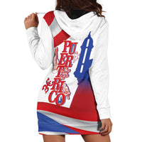 Puerto Rico Hoodie Dress Puerto Rican Proud El Morro Flag Wave Style