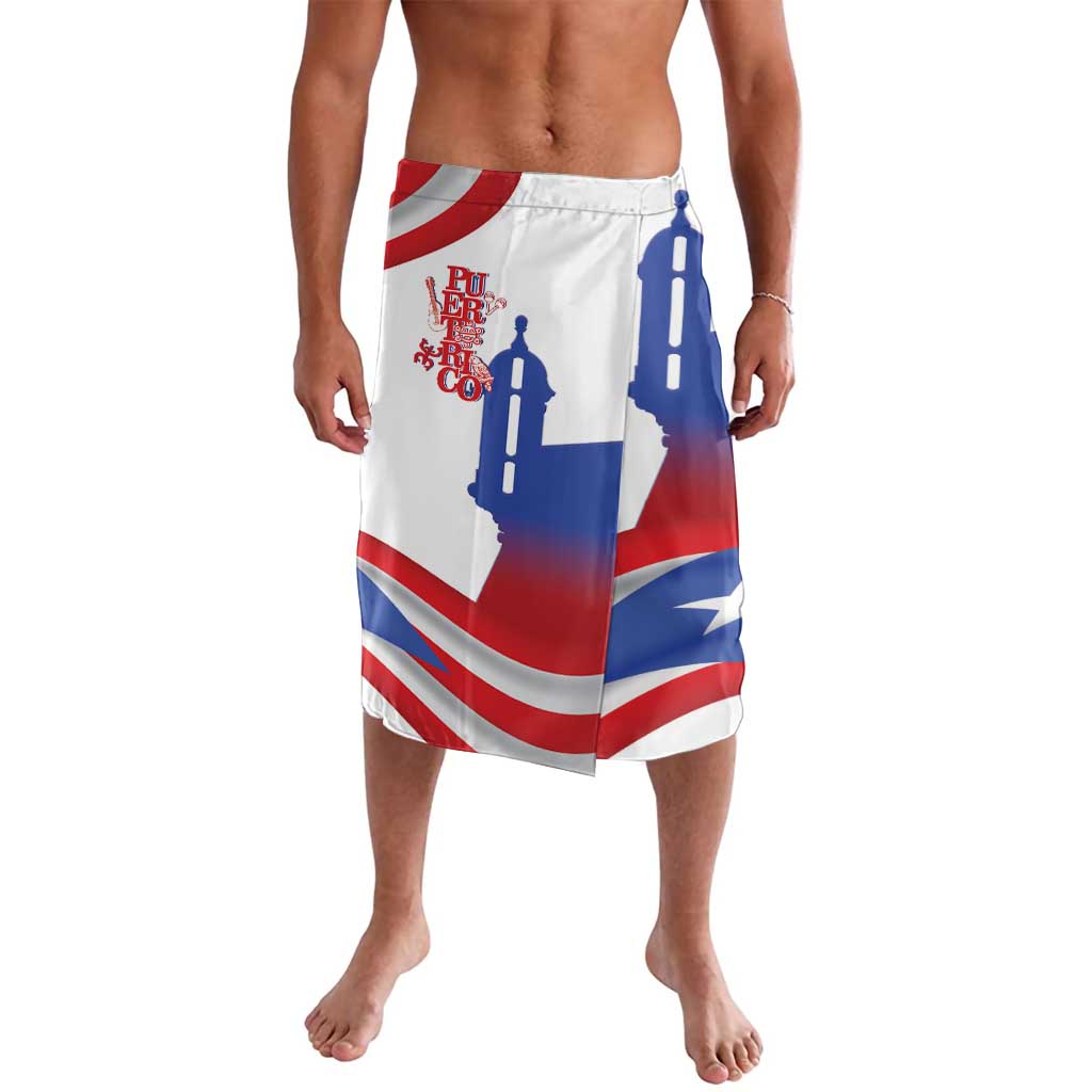 Puerto Rico Lavalava Puerto Rican Proud El Morro Flag Wave Style