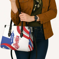 Puerto Rico Leather Bag Puerto Rican Proud El Morro Flag Wave Style