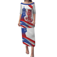 Puerto Rico Puletasi Puerto Rican Proud El Morro Flag Wave Style