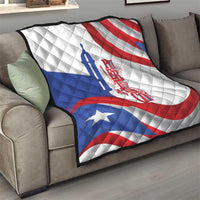Puerto Rico Quilt Puerto Rican Proud El Morro Flag Wave Style