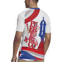 Puerto Rico Rugby Jersey Puerto Rican Proud El Morro Flag Wave Style