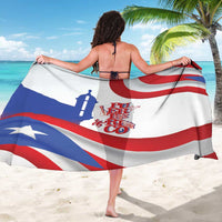 Puerto Rico Sarong Puerto Rican Proud El Morro Flag Wave Style
