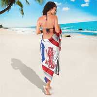 Puerto Rico Sarong Puerto Rican Proud El Morro Flag Wave Style
