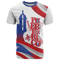 Puerto Rico T Shirt Puerto Rican Proud El Morro Flag Wave Style