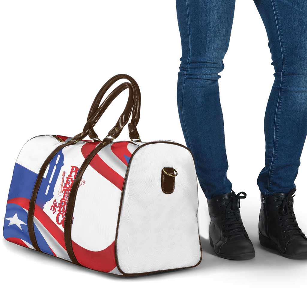 Puerto Rico Travel Bag Puerto Rican Proud El Morro Flag Wave Style