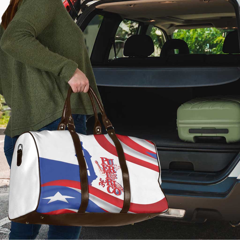 Puerto Rico Travel Bag Puerto Rican Proud El Morro Flag Wave Style