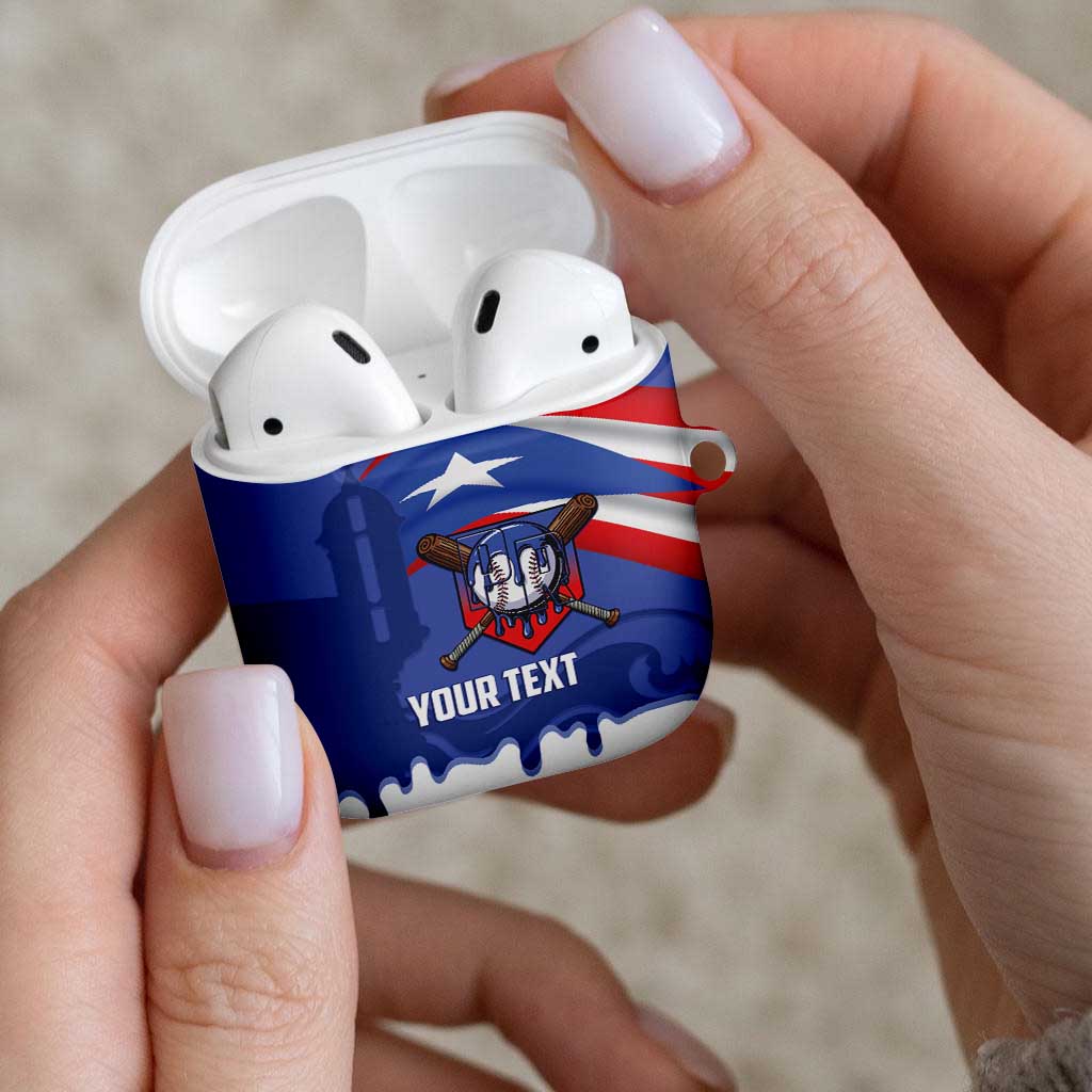 Puerto Rico 2026 Baseball Custom AirPods Case Go Puerto Rican El Morro Drip Style