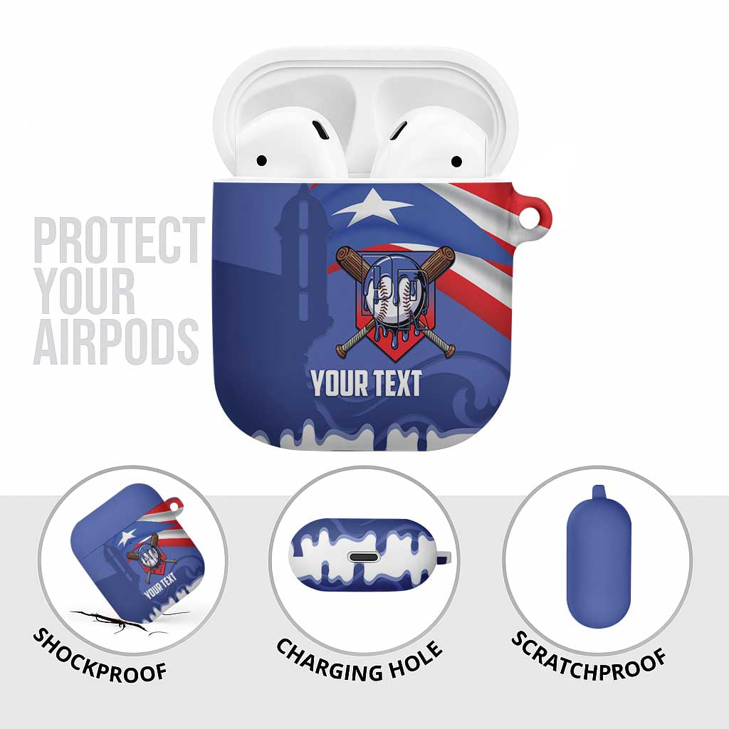 Puerto Rico 2026 Baseball Custom AirPods Case Go Puerto Rican El Morro Drip Style