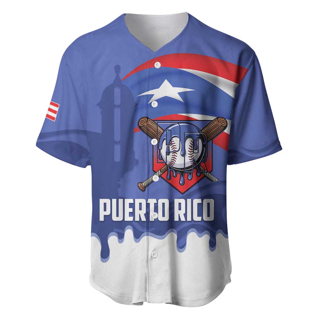 Puerto Rico 2026 Baseball Custom Baseball Jersey Go Puerto Rican El Morro Drip Style
