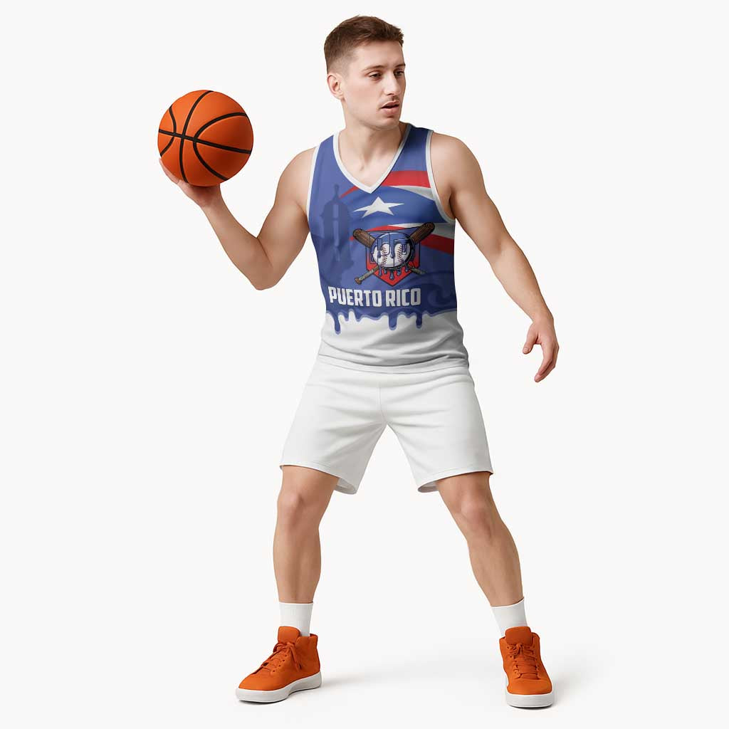 Puerto Rico 2026 Baseball Custom Basketball Jersey Go Puerto Rican El Morro Drip Style