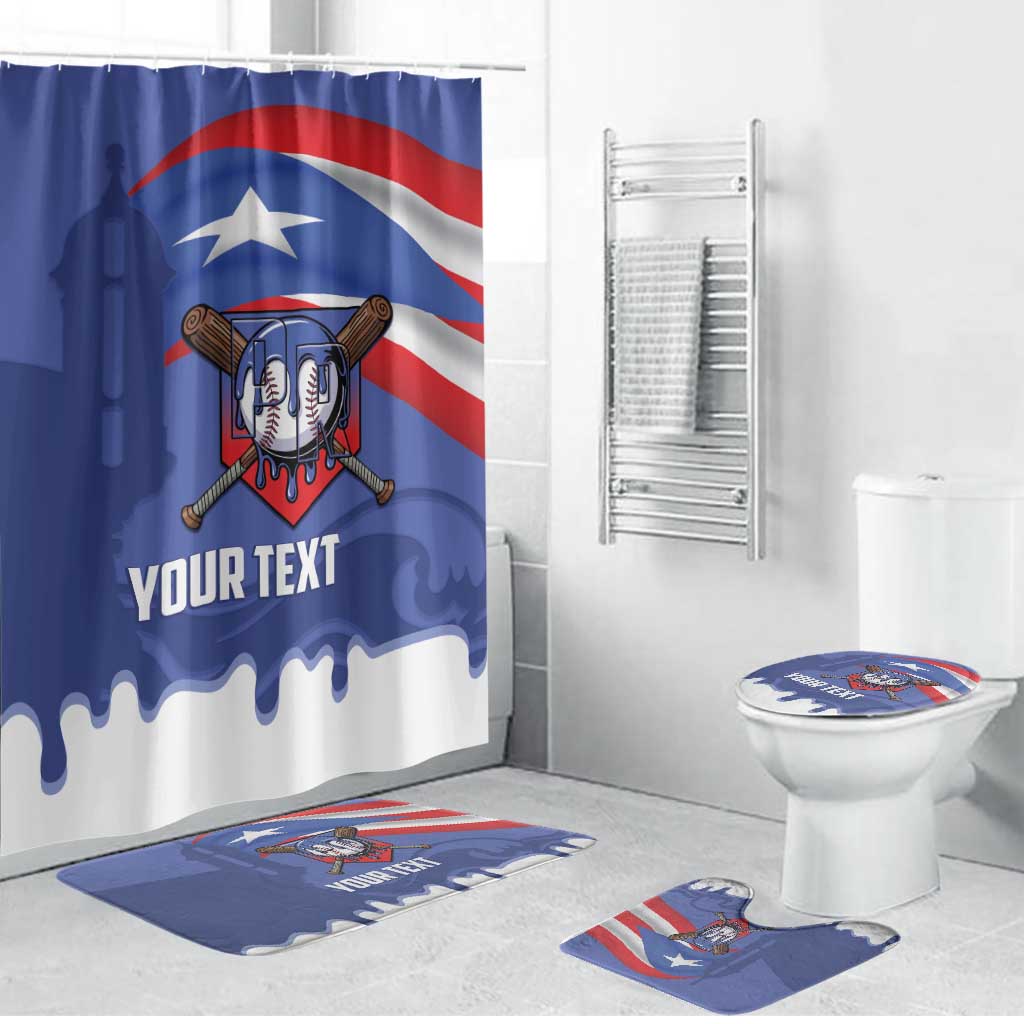Puerto Rico 2026 Baseball Custom Bathroom Set Go Puerto Rican El Morro Drip Style