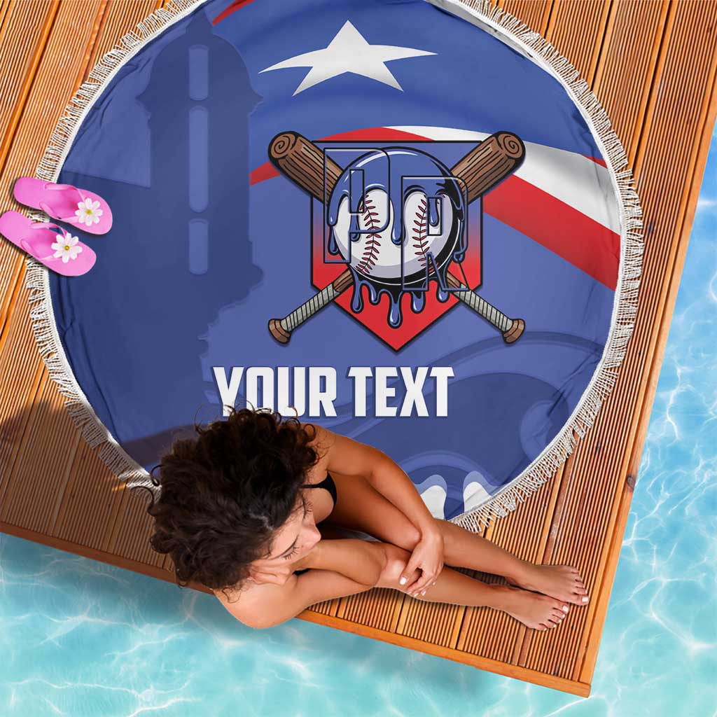 Puerto Rico 2026 Baseball Custom Beach Blanket Go Puerto Rican El Morro Drip Style
