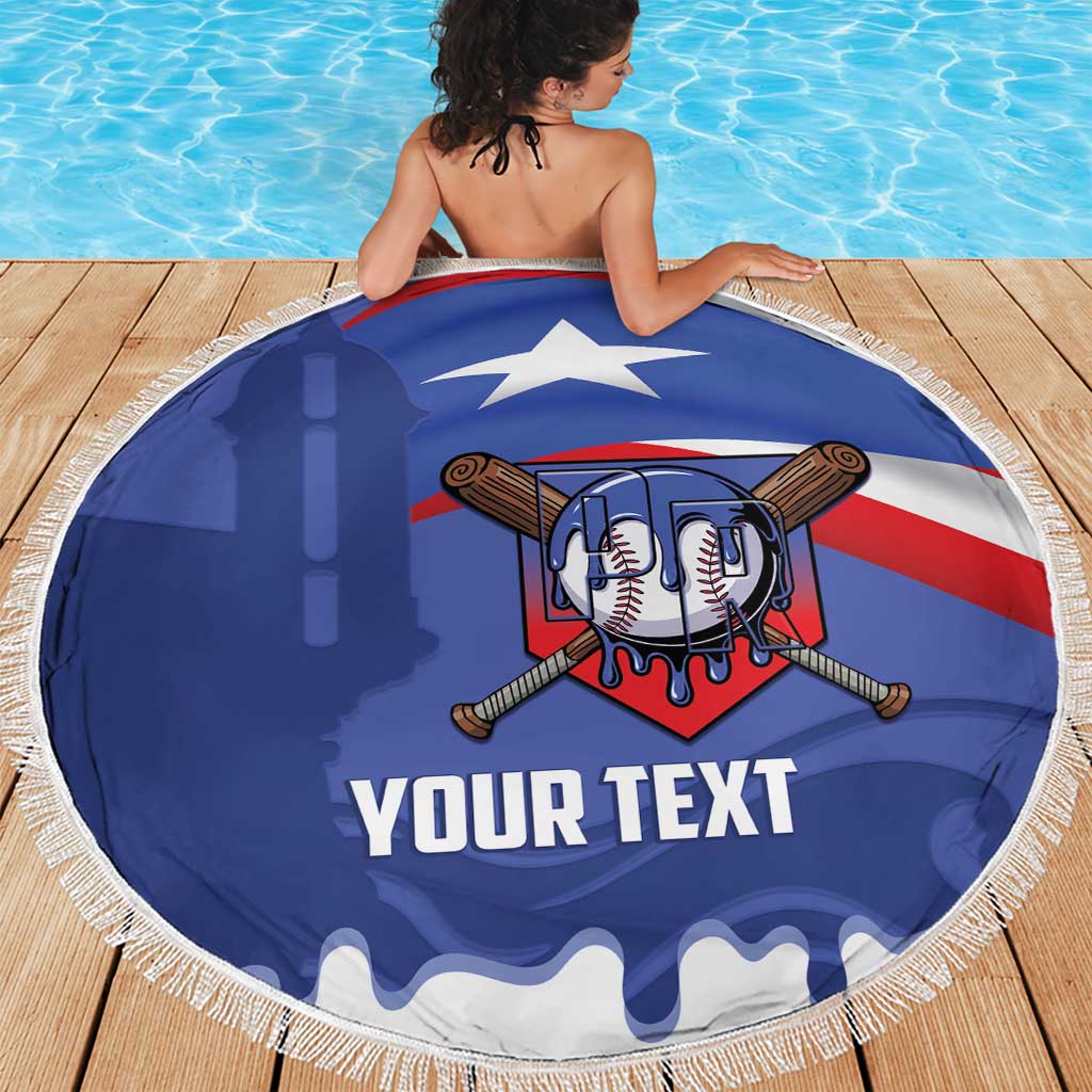 Puerto Rico 2026 Baseball Custom Beach Blanket Go Puerto Rican El Morro Drip Style