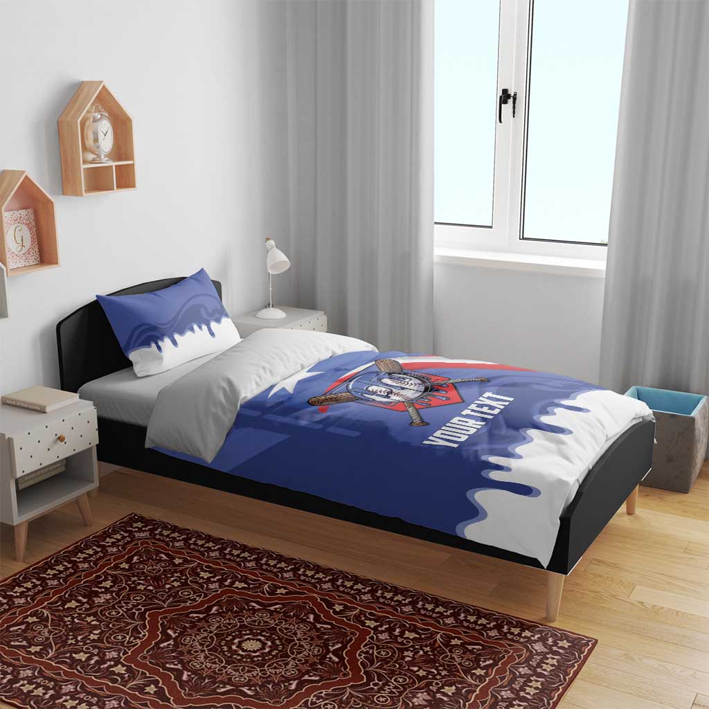 Puerto Rico 2026 Baseball Custom Bedding Set Go Puerto Rican El Morro Drip Style