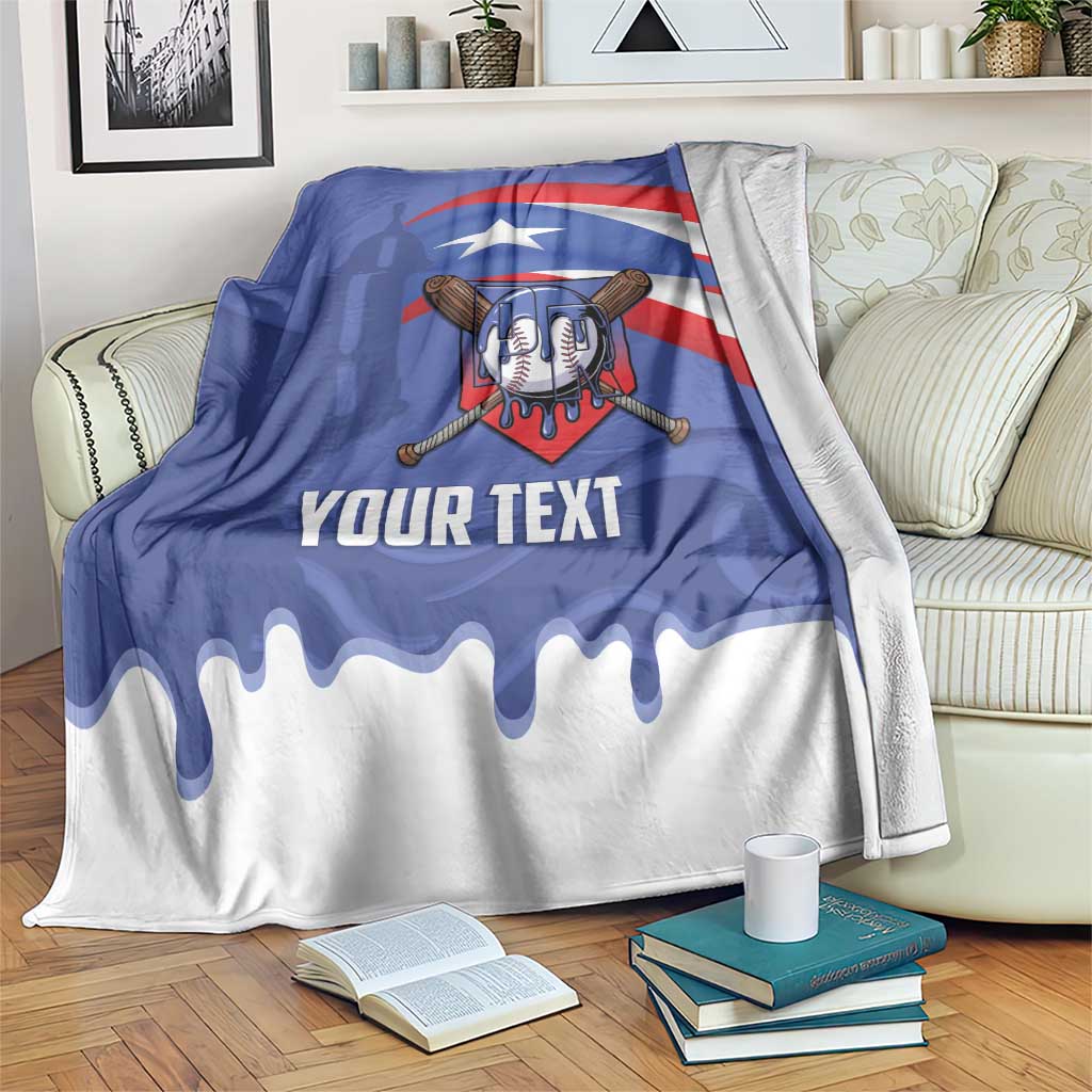 Puerto Rico 2026 Baseball Custom Blanket Go Puerto Rican El Morro Drip Style