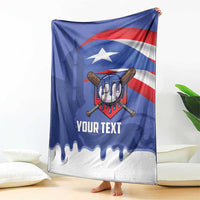 Puerto Rico 2026 Baseball Custom Blanket Go Puerto Rican El Morro Drip Style