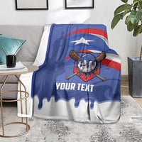 Puerto Rico 2026 Baseball Custom Blanket Go Puerto Rican El Morro Drip Style