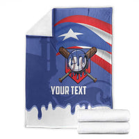 Puerto Rico 2026 Baseball Custom Blanket Go Puerto Rican El Morro Drip Style