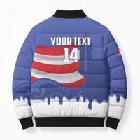 Puerto Rico 2026 Baseball Custom Bomber Puffer Jacket Go Puerto Rican El Morro Drip Style