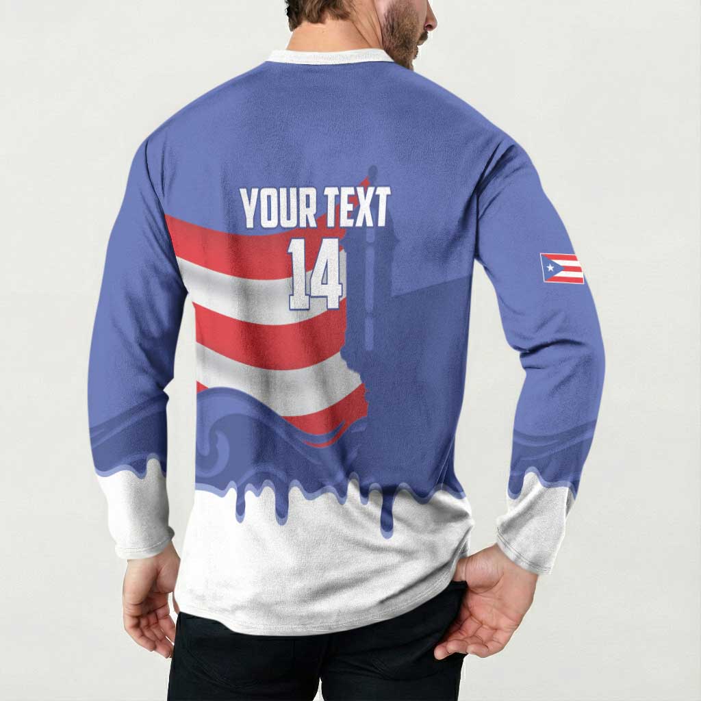 Puerto Rico 2026 Baseball Custom Button Sweatshirt Go Puerto Rican El Morro Drip Style