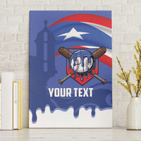 Puerto Rico 2026 Baseball Custom Canvas Wall Art Go Puerto Rican El Morro Drip Style