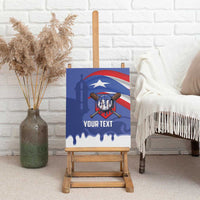 Puerto Rico 2026 Baseball Custom Canvas Wall Art Go Puerto Rican El Morro Drip Style