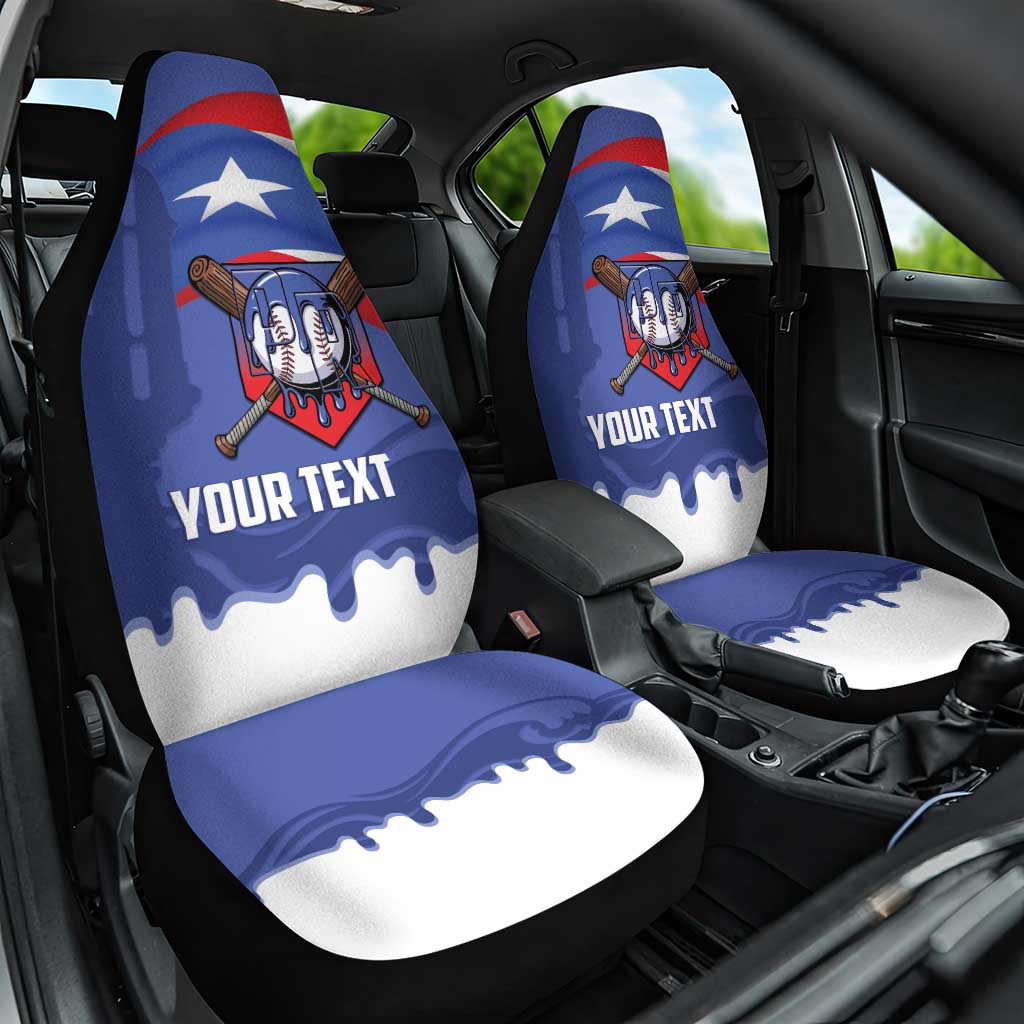Puerto Rico 2026 Baseball Custom Car Seat Cover Go Puerto Rican El Morro Drip Style