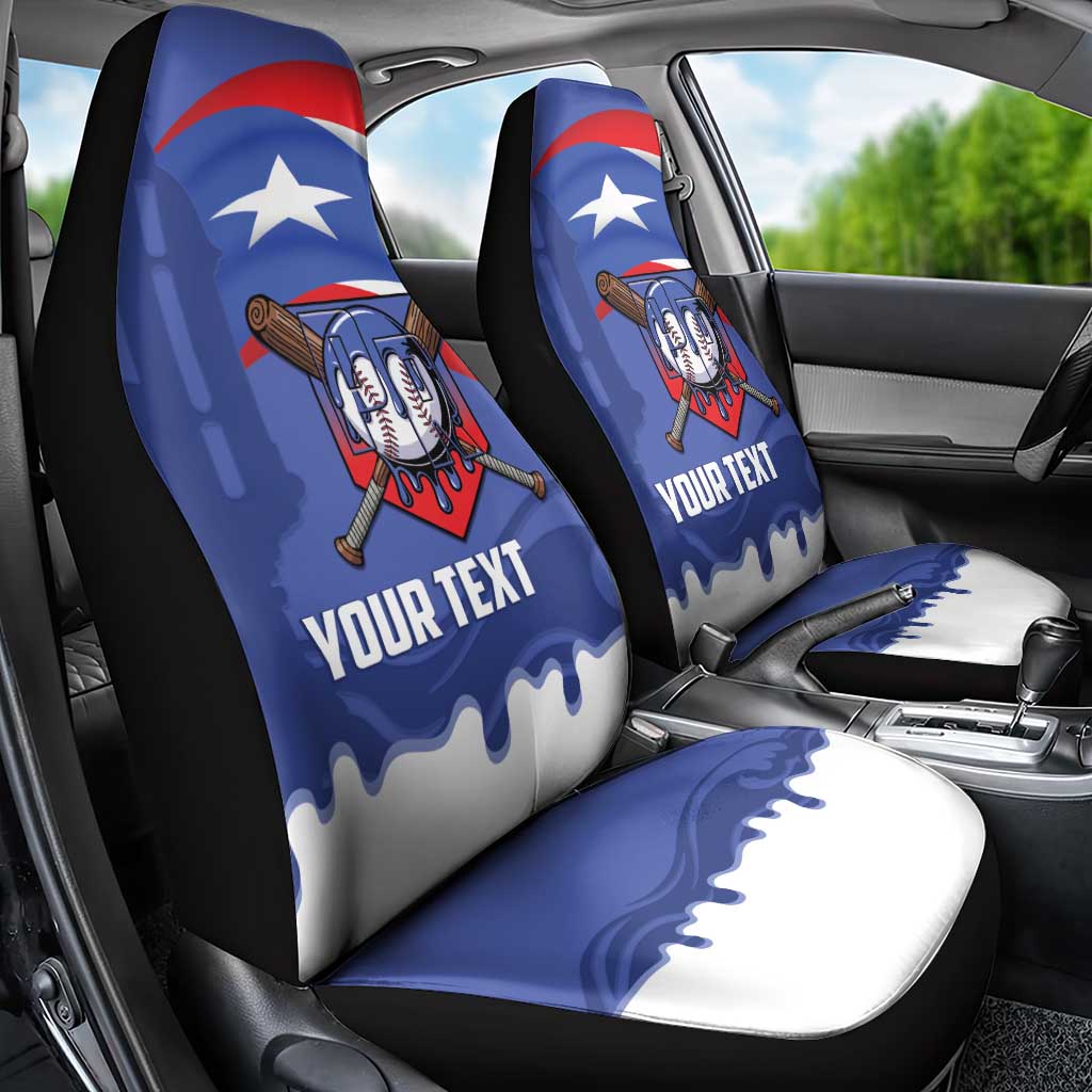 Puerto Rico 2026 Baseball Custom Car Seat Cover Go Puerto Rican El Morro Drip Style