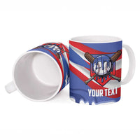 Puerto Rico 2026 Baseball Custom Ceramic Mug Go Puerto Rican El Morro Drip Style
