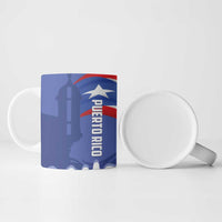 Puerto Rico 2026 Baseball Custom Ceramic Mug Go Puerto Rican El Morro Drip Style