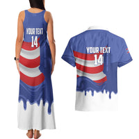 Puerto Rico 2026 Baseball Custom Couples Matching Tank Maxi Dress and Hawaiian Shirt Go Puerto Rican El Morro Drip Style