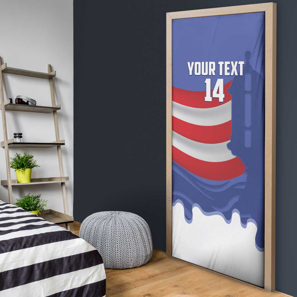 Puerto Rico 2026 Baseball Custom Door Cover Go Puerto Rican El Morro Drip Style