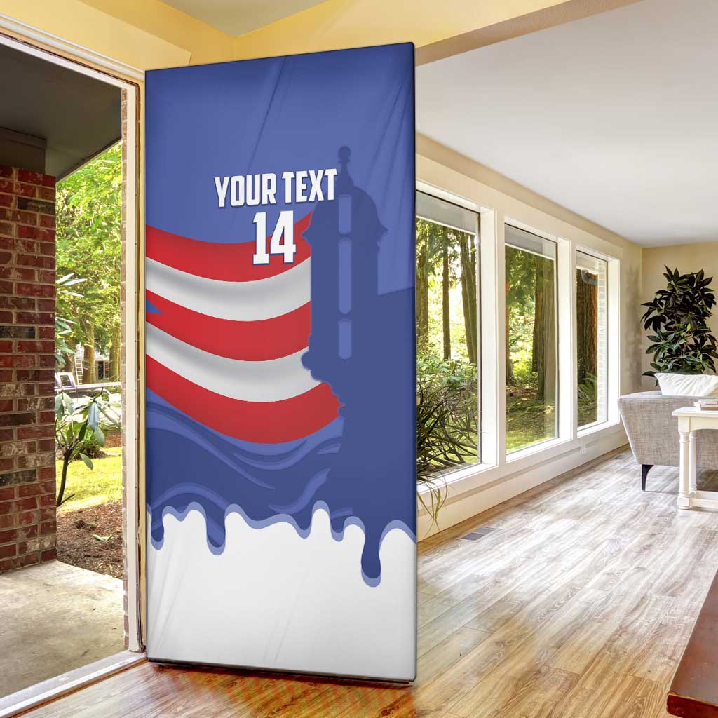 Puerto Rico 2026 Baseball Custom Door Cover Go Puerto Rican El Morro Drip Style