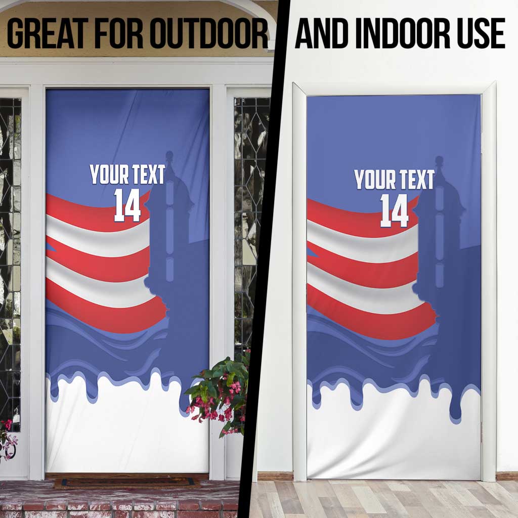Puerto Rico 2026 Baseball Custom Door Cover Go Puerto Rican El Morro Drip Style