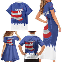 Puerto Rico 2026 Baseball Custom Family Matching Short Sleeve Bodycon Dress and Hawaiian Shirt Go Puerto Rican El Morro Drip Style