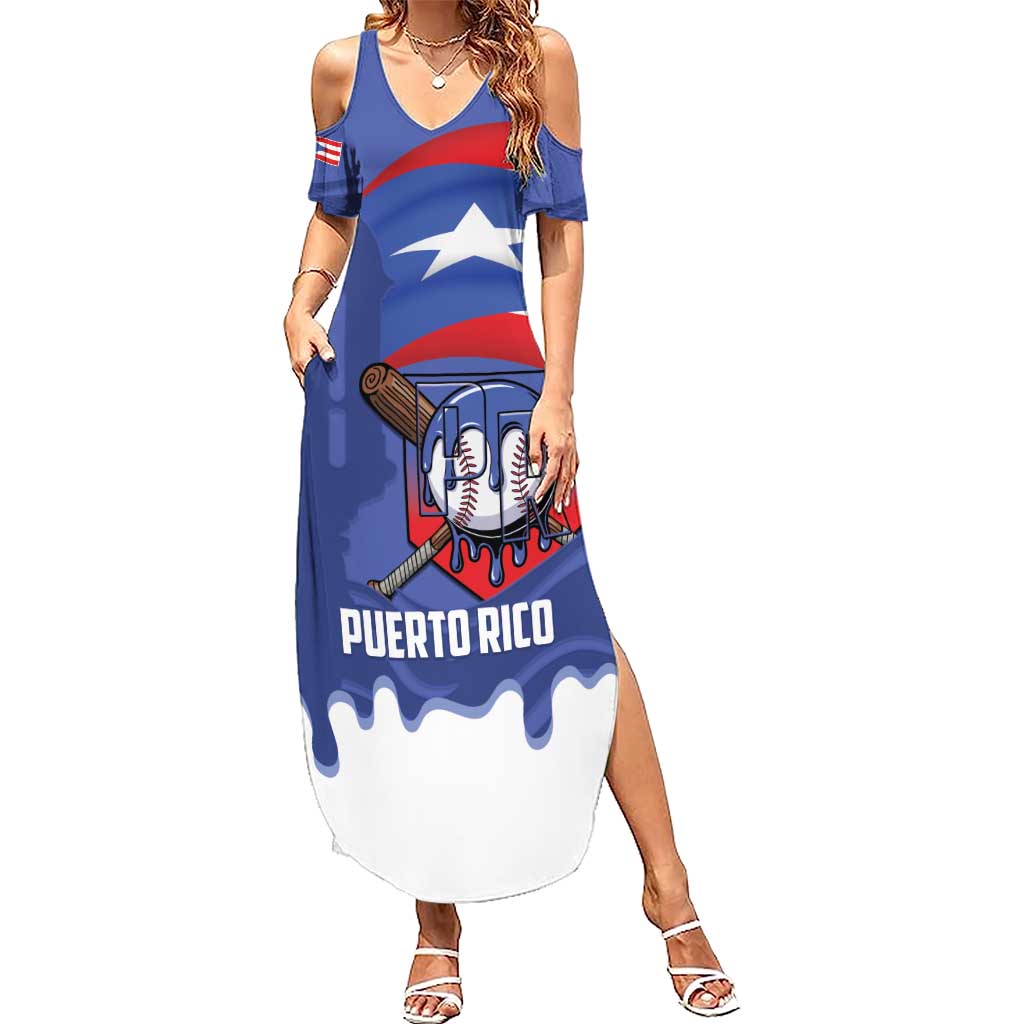 Puerto Rico 2026 Baseball Custom Family Matching Summer Maxi Dress and Hawaiian Shirt Go Puerto Rican El Morro Drip Style