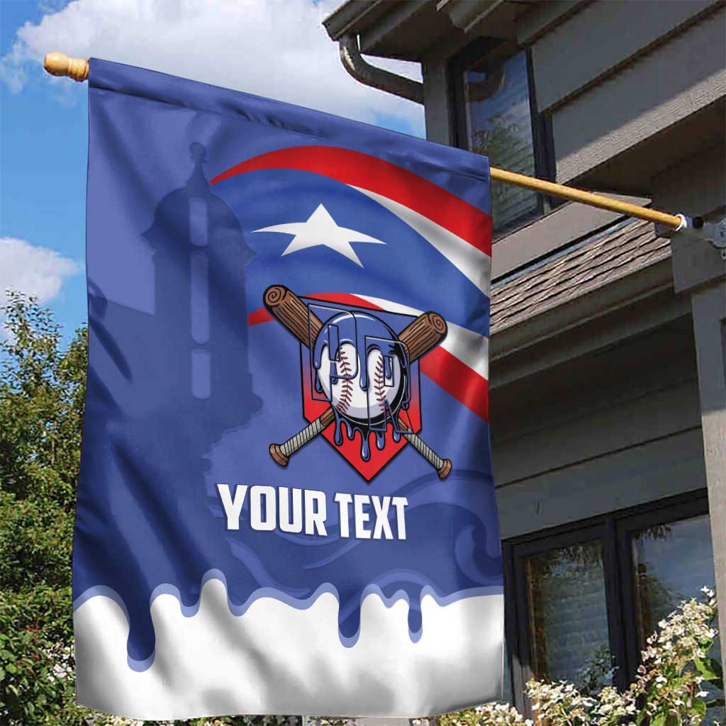 Puerto Rico 2026 Baseball Custom Garden Flag Go Puerto Rican El Morro Drip Style