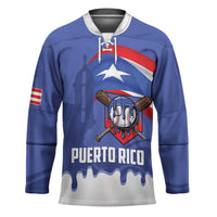 Puerto Rico 2026 Baseball Custom Hockey Jersey Go Puerto Rican El Morro Drip Style