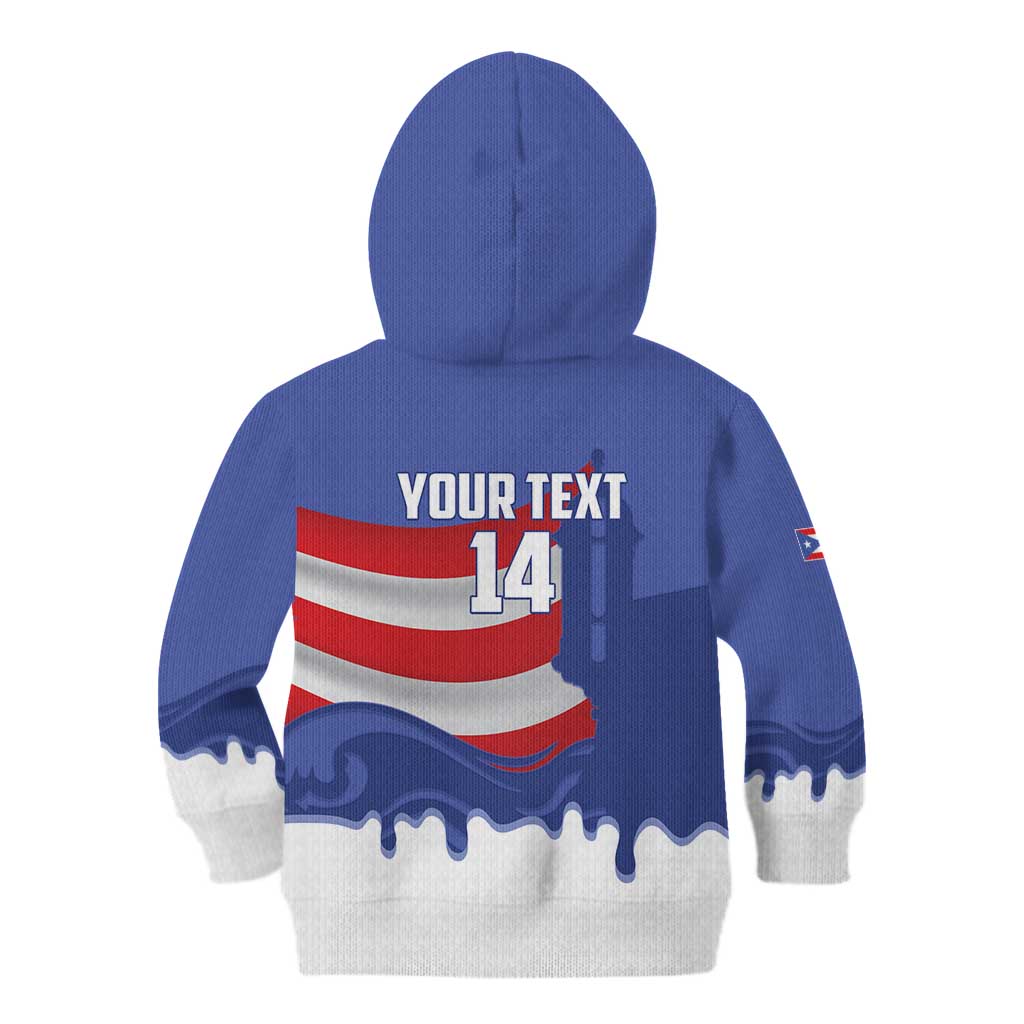Puerto Rico 2026 Baseball Custom Kid Hoodie Go Puerto Rican El Morro Drip Style