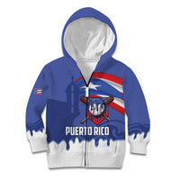 Puerto Rico 2026 Baseball Custom Kid Hoodie Go Puerto Rican El Morro Drip Style