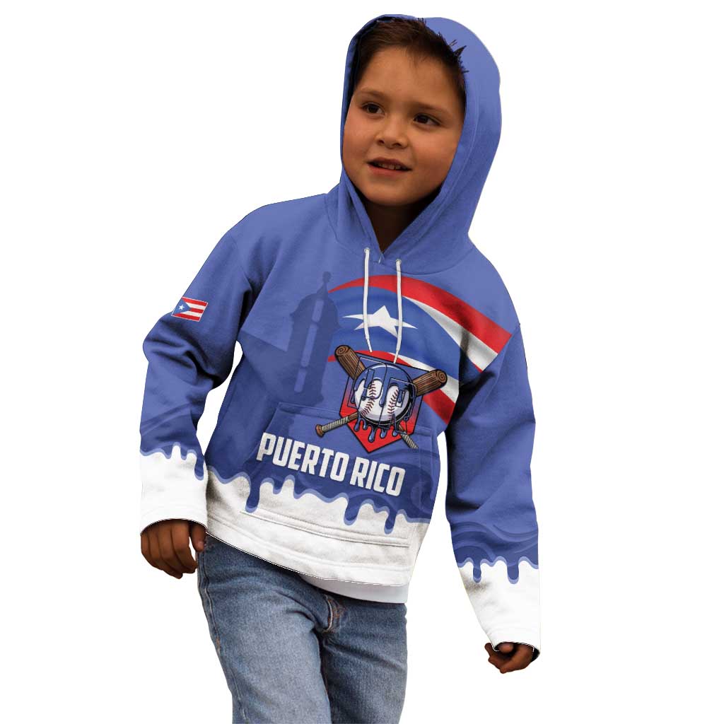 Puerto Rico 2026 Baseball Custom Kid Hoodie Go Puerto Rican El Morro Drip Style