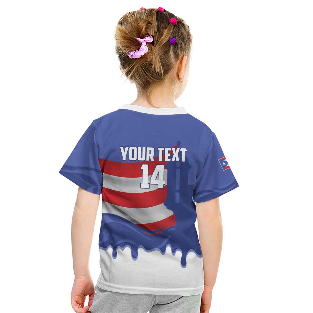 Puerto Rico 2026 Baseball Custom Kid T Shirt Go Puerto Rican El Morro Drip Style