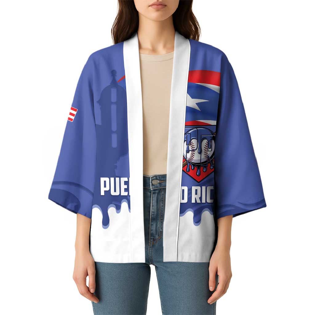 Puerto Rico 2026 Baseball Custom Kimono Go Puerto Rican El Morro Drip Style