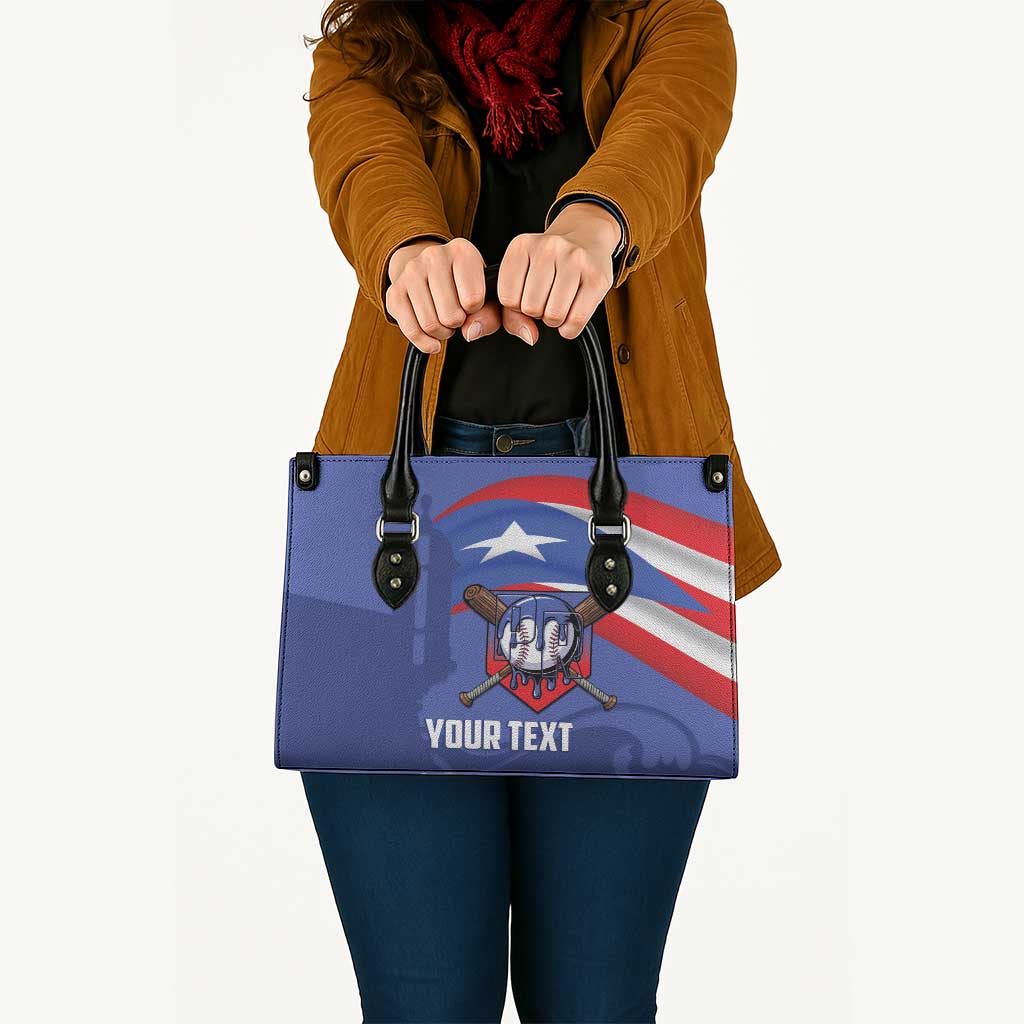Puerto Rico 2026 Baseball Custom Leather Bag Go Puerto Rican El Morro Drip Style