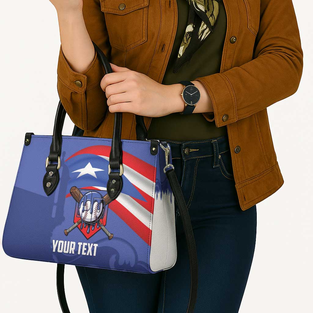 Puerto Rico 2026 Baseball Custom Leather Bag Go Puerto Rican El Morro Drip Style