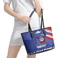 Puerto Rico 2026 Baseball Custom Leather Tote Bag Go Puerto Rican El Morro Drip Style