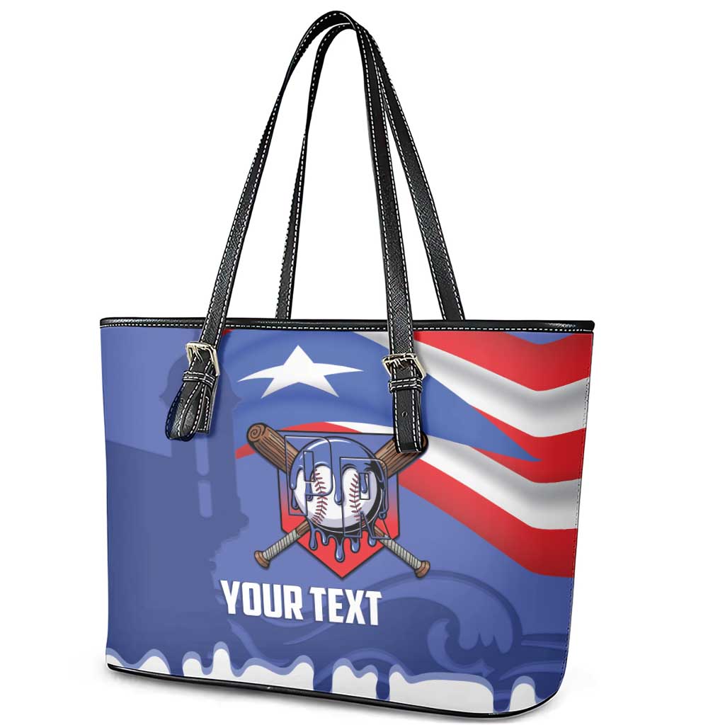 Puerto Rico 2026 Baseball Custom Leather Tote Bag Go Puerto Rican El Morro Drip Style